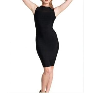DRESS the POPULATION | Black Bodycon Bandage Cocktail Dress  | Size Extra Small